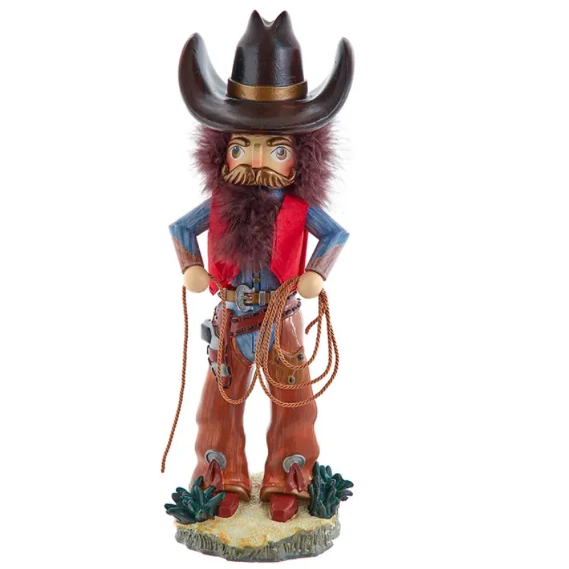 18" Hollywood Nutcrackers™ Cowboy With Lasso Nutcracker