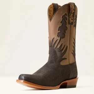 Ariat Men's Chocolate Snake Print Sendero High Stepper Blunt Toe Western Boots