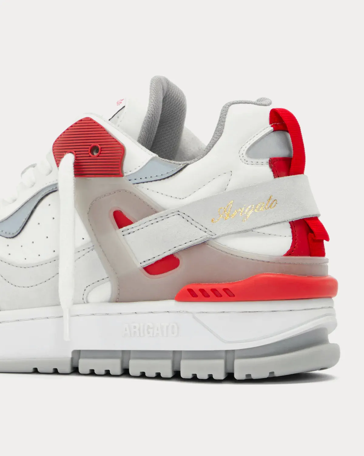 Astro White / Red Low Top Sneakers