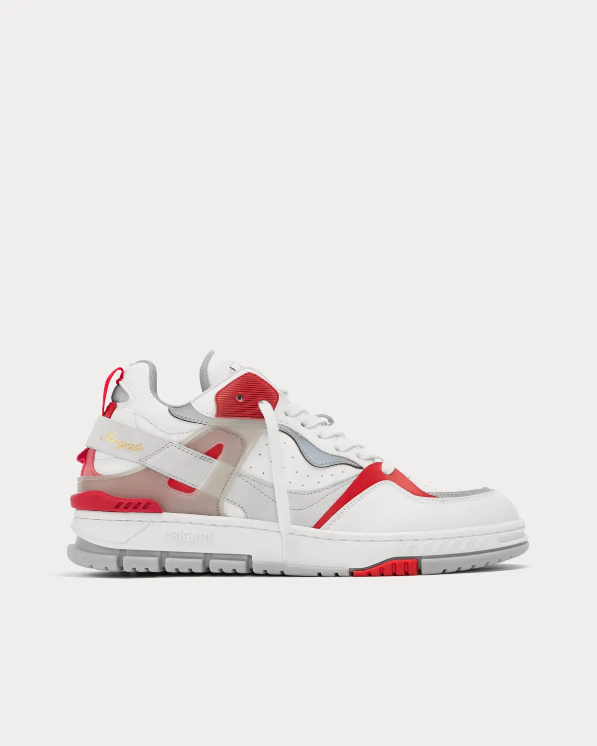 Astro White / Red Low Top Sneakers
