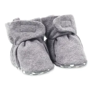 Baby Booties Heather Grey