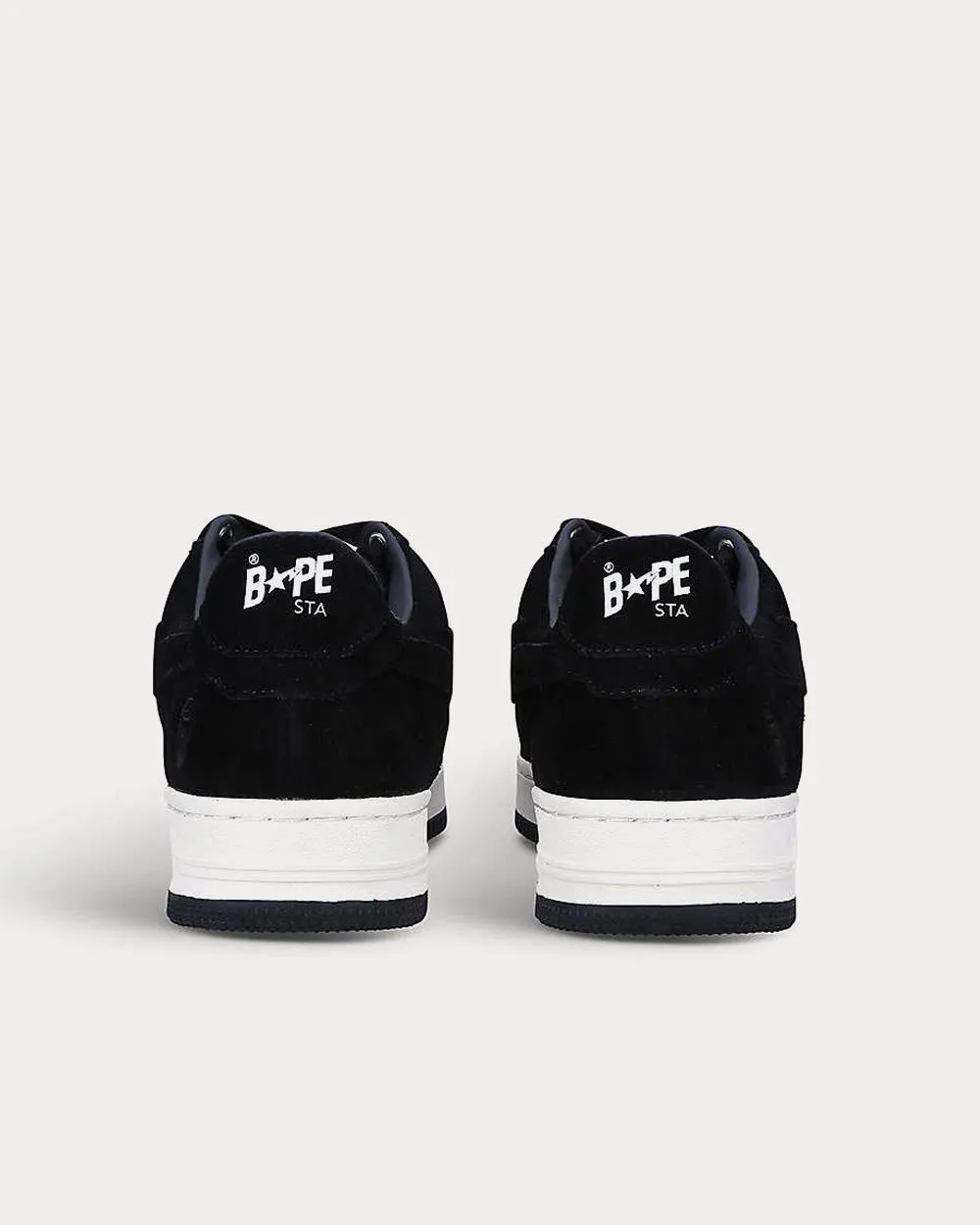 BAPE STA Suede Black Low Top Sneakers