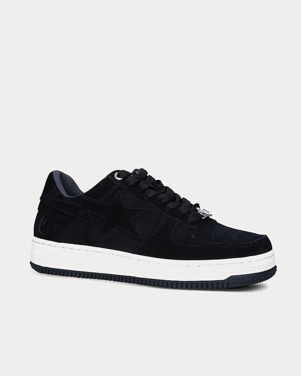 BAPE STA Suede Black Low Top Sneakers