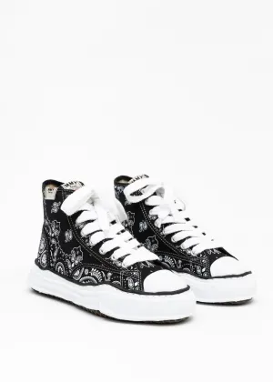 Black Original Sole Bandana Printed Canvas Sneaker (PETERSON HI)