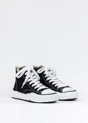 Black Original Sole Canvas Hicut Sneaker
