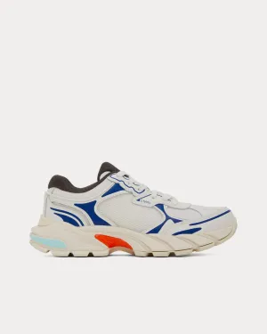 Block Stepper White / Blue Low Top Sneakers