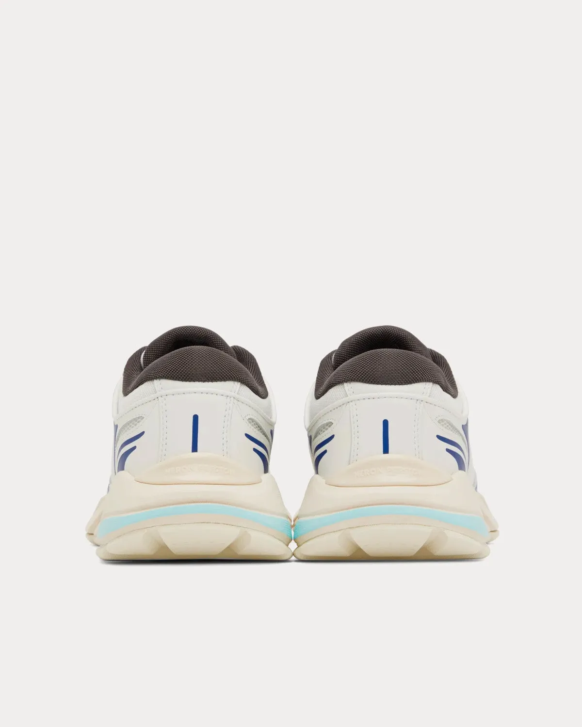 Block Stepper White / Blue Low Top Sneakers