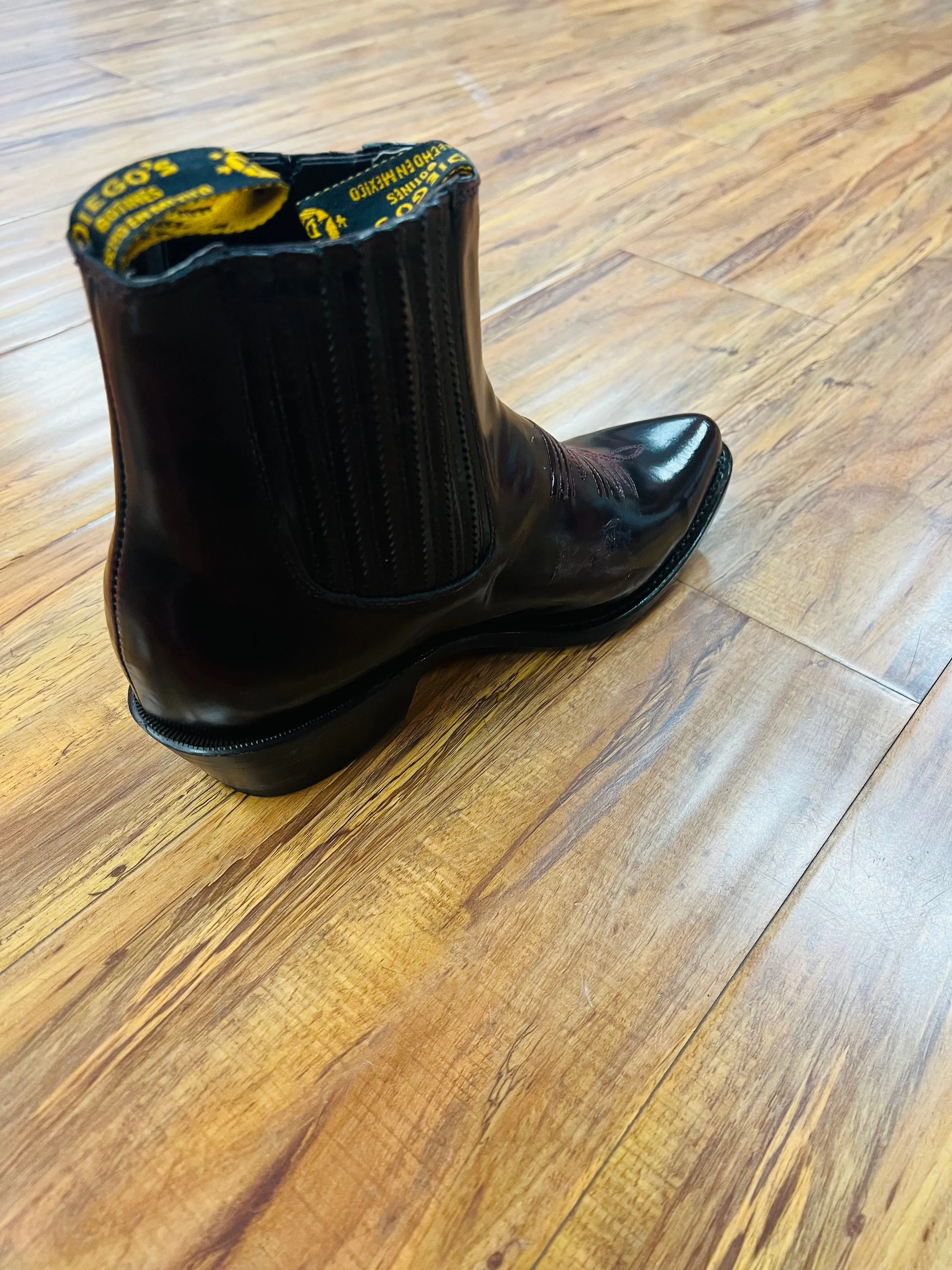 Botines De Cuero Acabado Camaleon *FREE SHIPPING*
