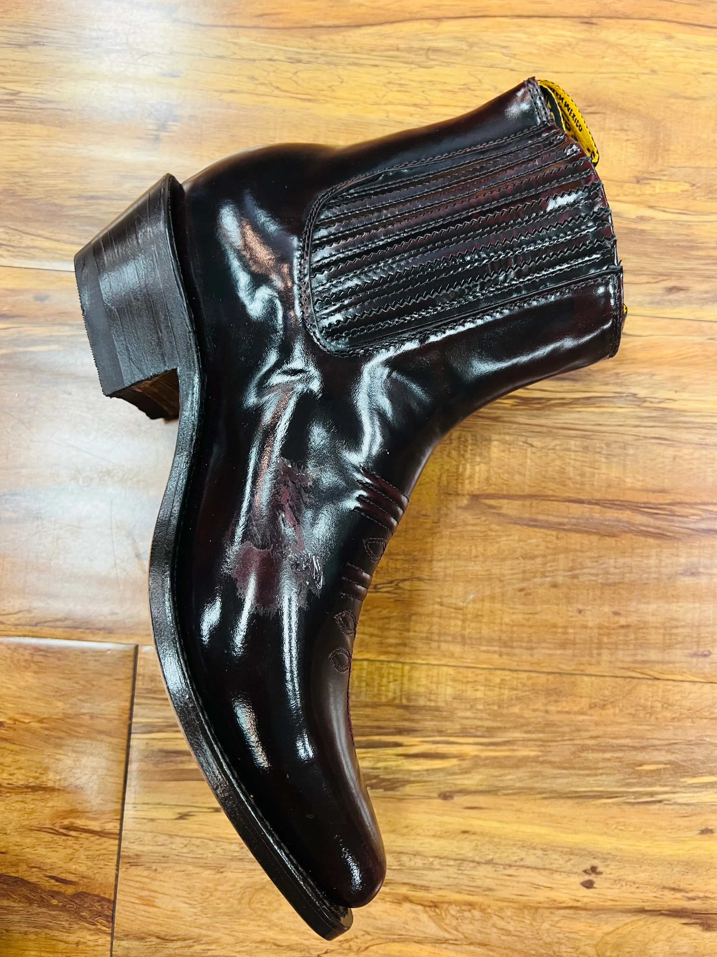 Botines De Cuero Acabado Camaleon *FREE SHIPPING*