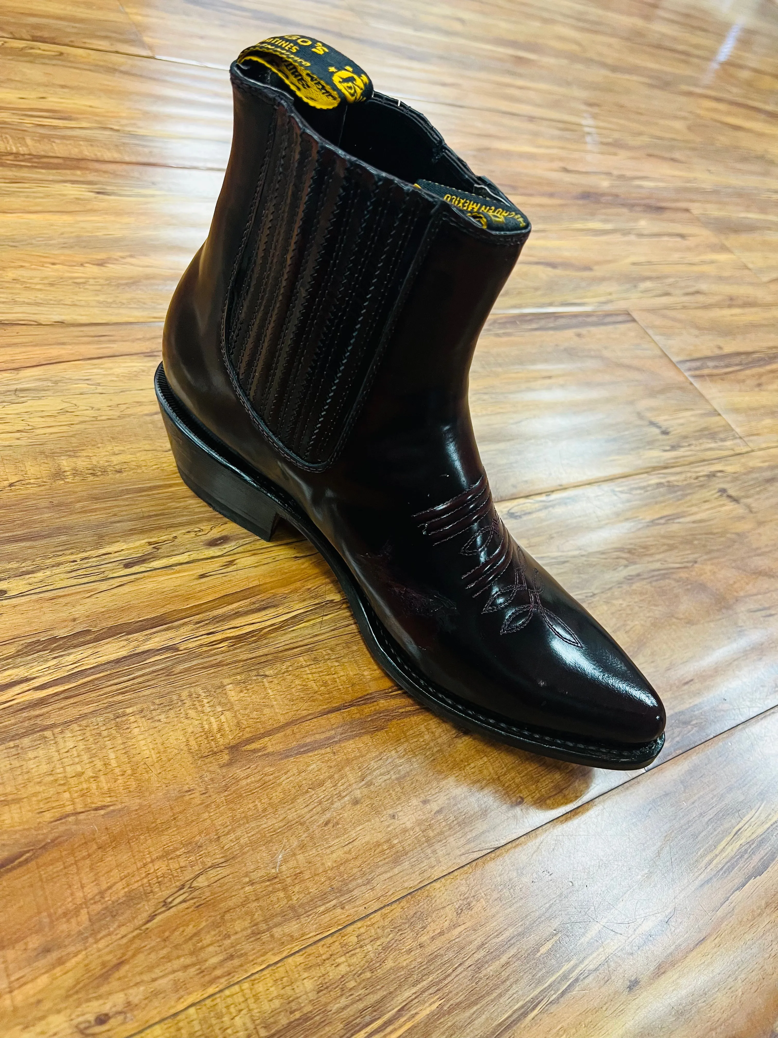Botines De Cuero Acabado Camaleon *FREE SHIPPING*