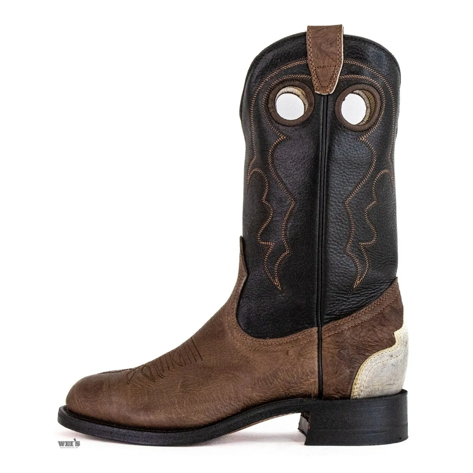 Boulet Men's Cowboy Boots 11" Cody Snyder Roper with Bullhide/Rawhide/Cowhide