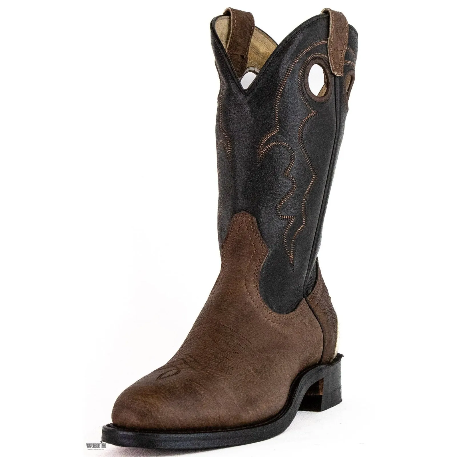 Boulet Men's Cowboy Boots 11" Cody Snyder Roper with Bullhide/Rawhide/Cowhide
