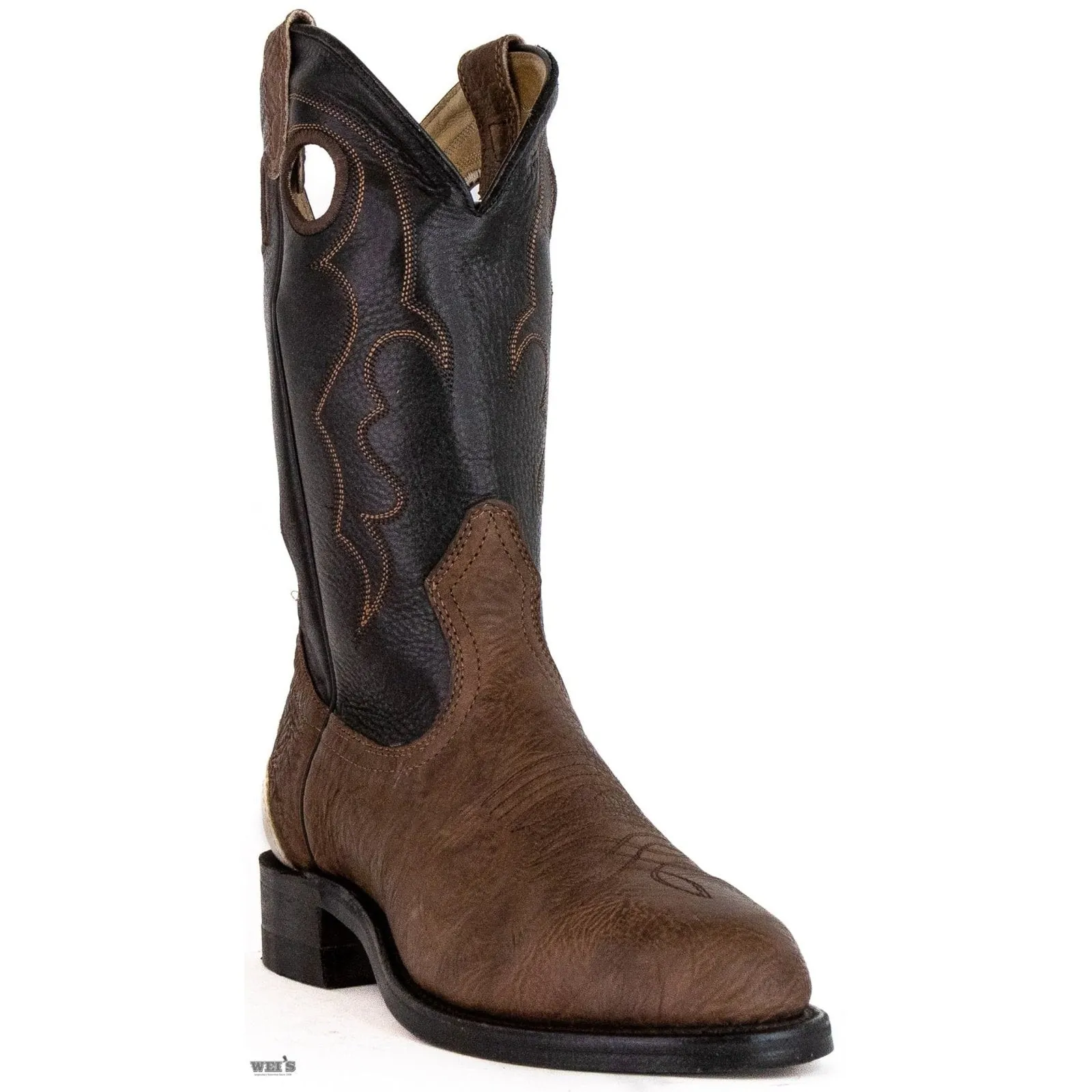 Boulet Men's Cowboy Boots 11" Cody Snyder Roper with Bullhide/Rawhide/Cowhide