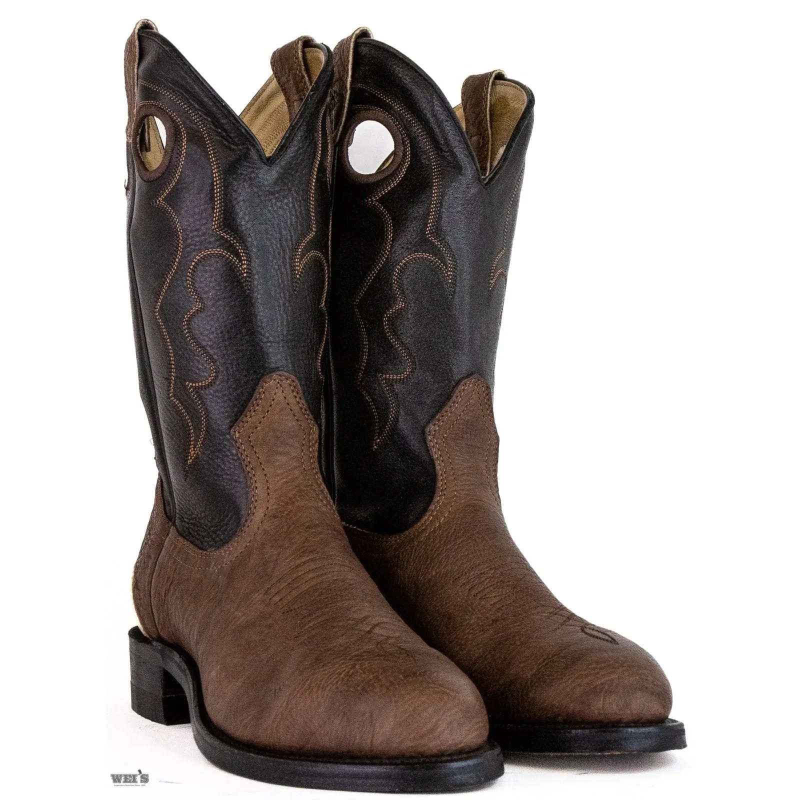Boulet Men's Cowboy Boots 11" Cody Snyder Roper with Bullhide/Rawhide/Cowhide