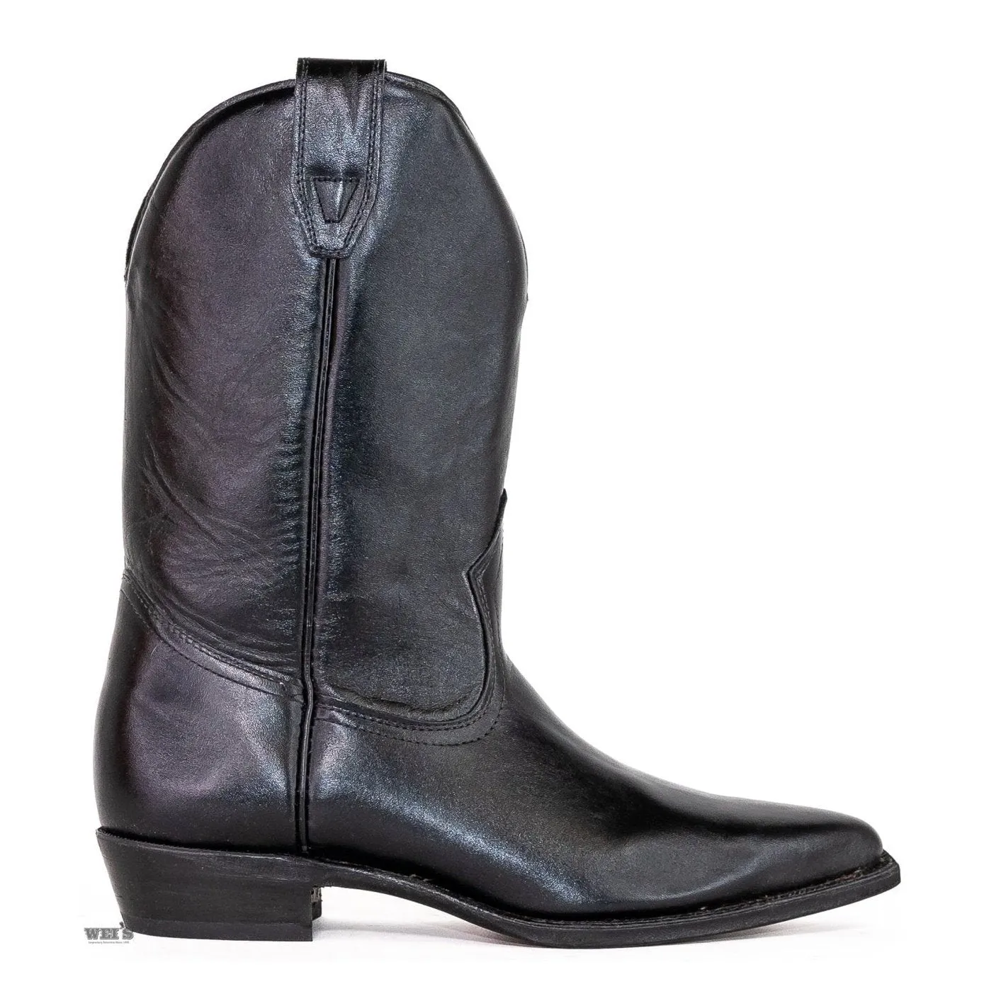 Boulet Men's Cowboy Boots 12" Cowhide Semi Riding Heel Snip J Toe - Clearance