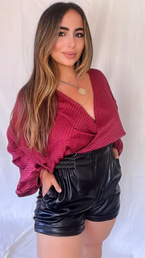 Charlotte Faux Shorts