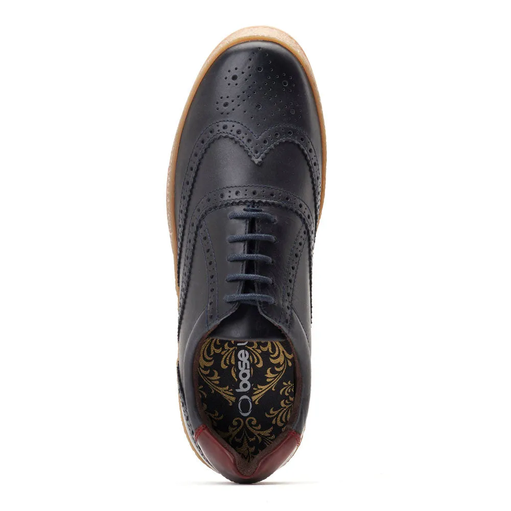 Christo Navy Pull-Up Sneakers