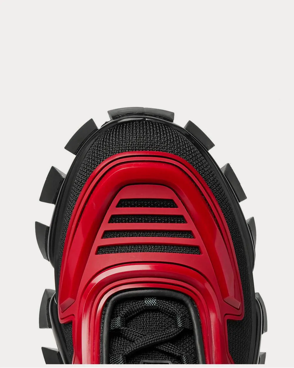 Cloudbust Thunder Rubber and Mesh  Red low top sneakers