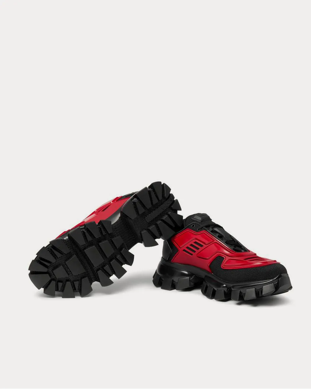 Cloudbust Thunder Rubber and Mesh  Red low top sneakers