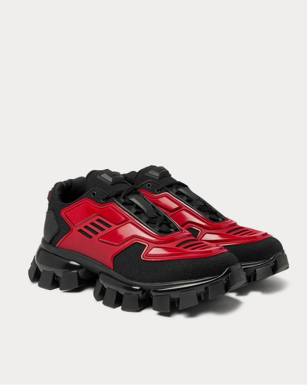 Cloudbust Thunder Rubber and Mesh  Red low top sneakers