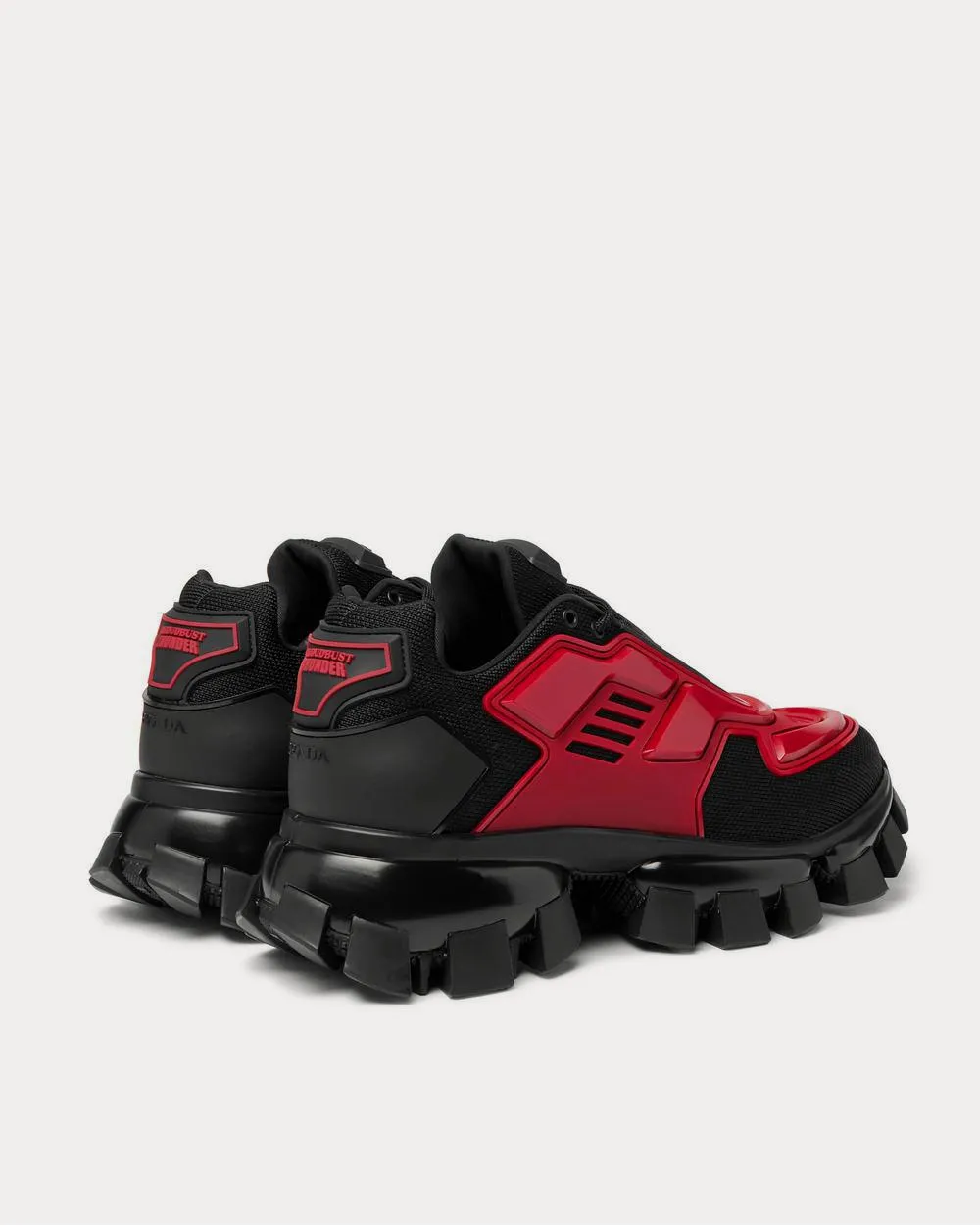Cloudbust Thunder Rubber and Mesh  Red low top sneakers