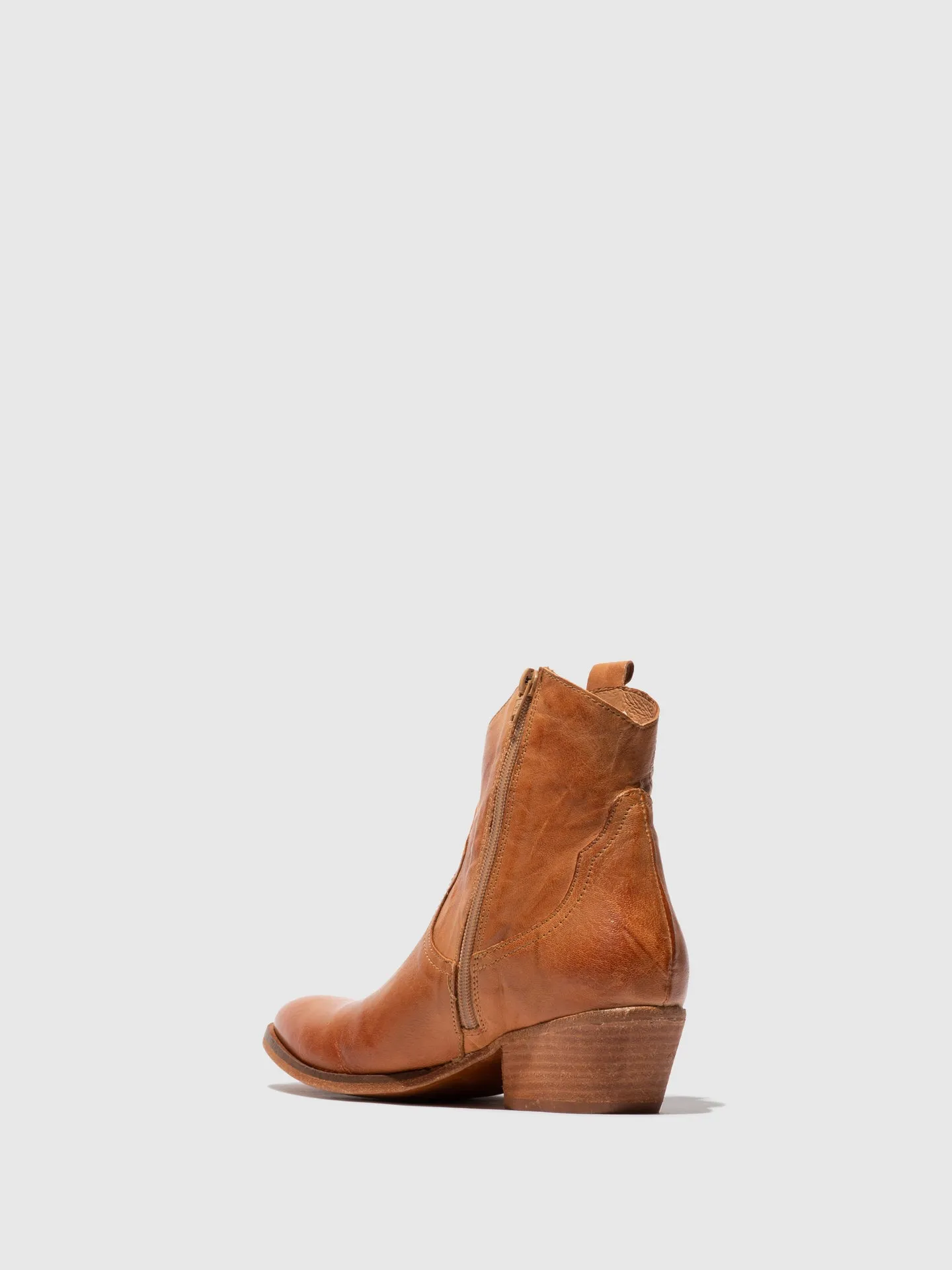 Cowboy Ankle Boots WAMI092FLY CAMEL