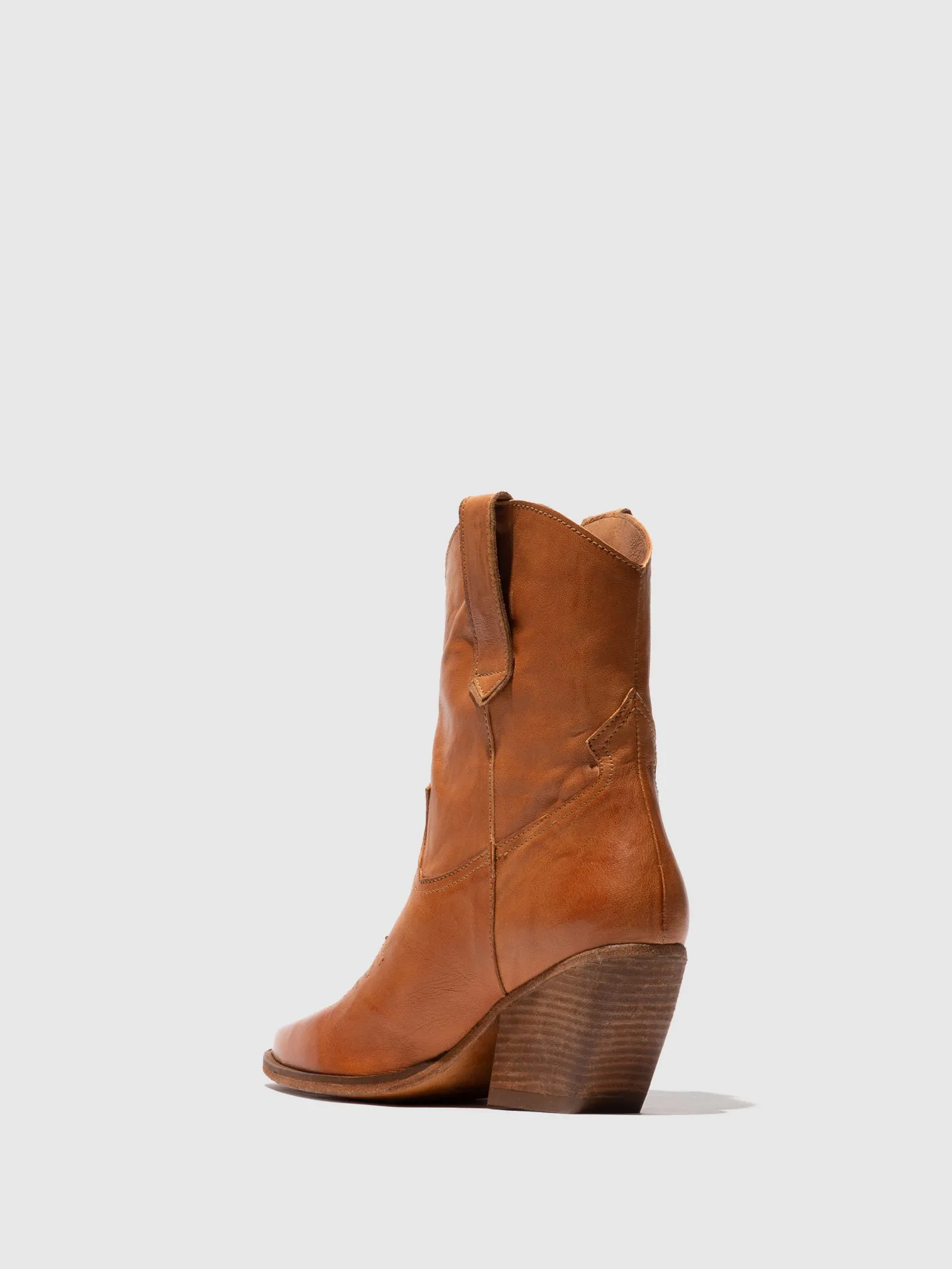 Cowboy Ankle Boots WOFY093FLY CAMEL