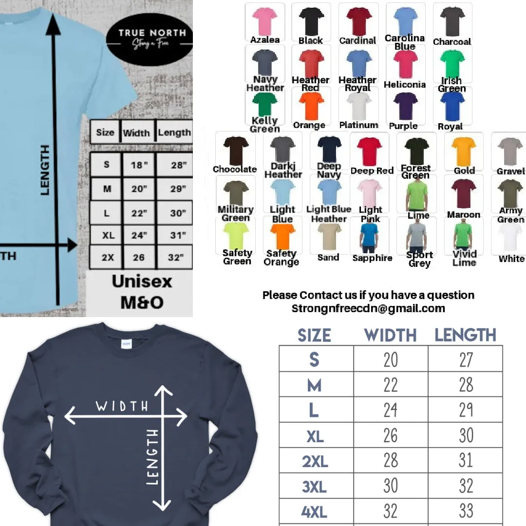 Cowboy Boats T-Shirt or Sweatshirt with Liberty Sweet Land Design