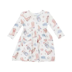 Cowgirl Boots Twirly Dress