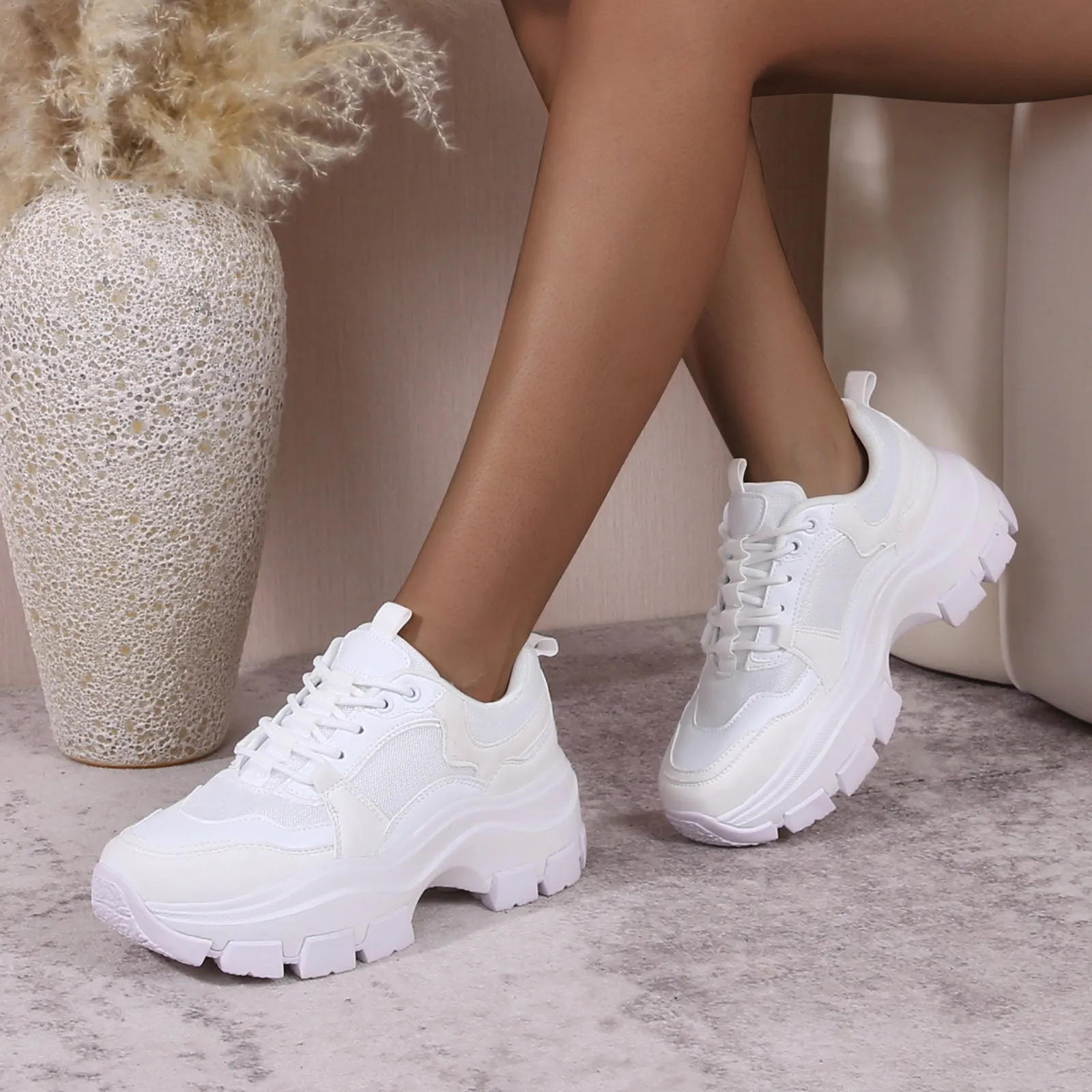 Damian Chunky Sole Platform Sneaker