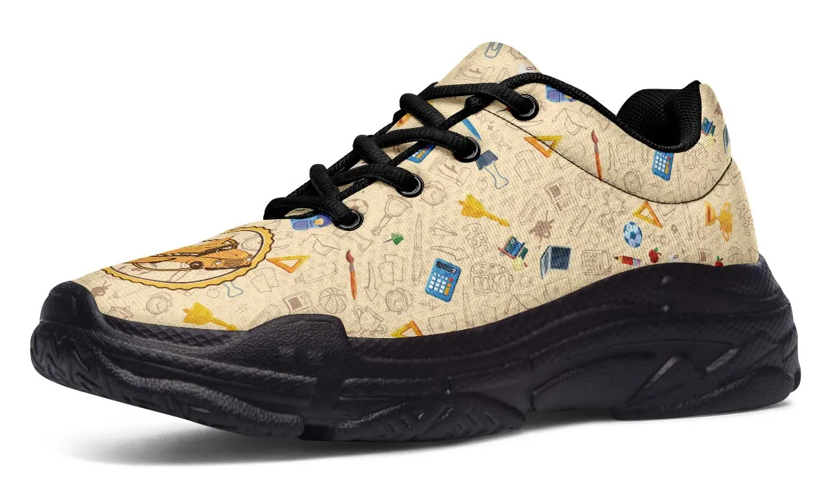 Flying School Bus Chunky Sneakers