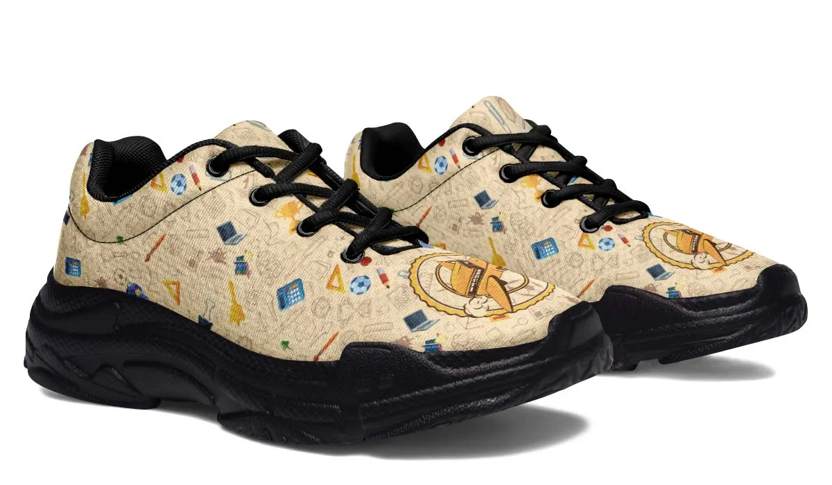 Flying School Bus Chunky Sneakers