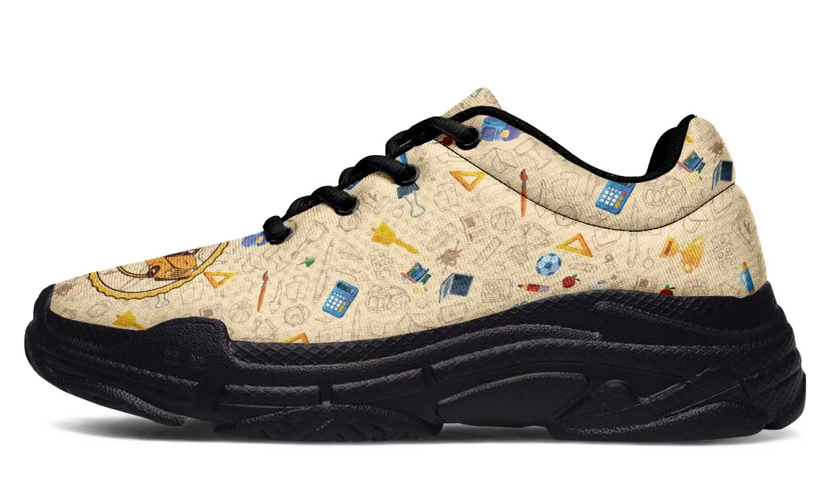 Flying School Bus Chunky Sneakers