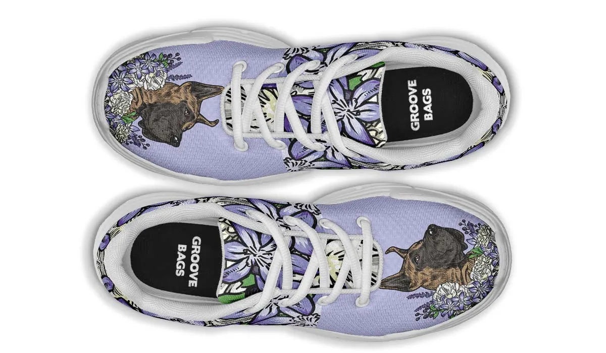 Illustrated Great Dane Chunky Sneakers