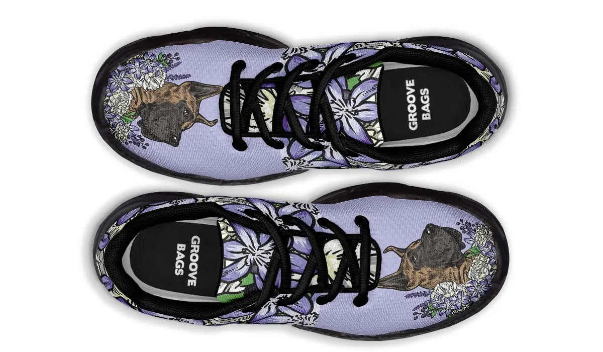 Illustrated Great Dane Chunky Sneakers
