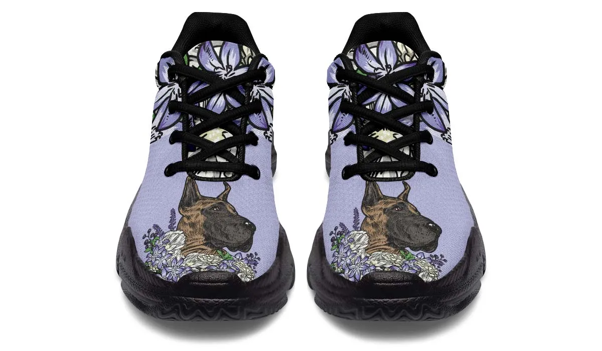 Illustrated Great Dane Chunky Sneakers