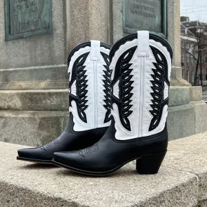 Judy boots - black/white