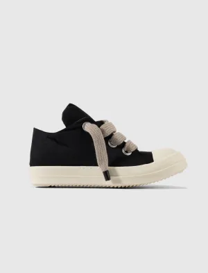 JUMBO LACE LOW SNEAKERS "BLACK/MILK"