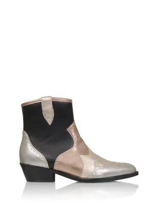 LYON studs - Westernboots | Black / Cipra