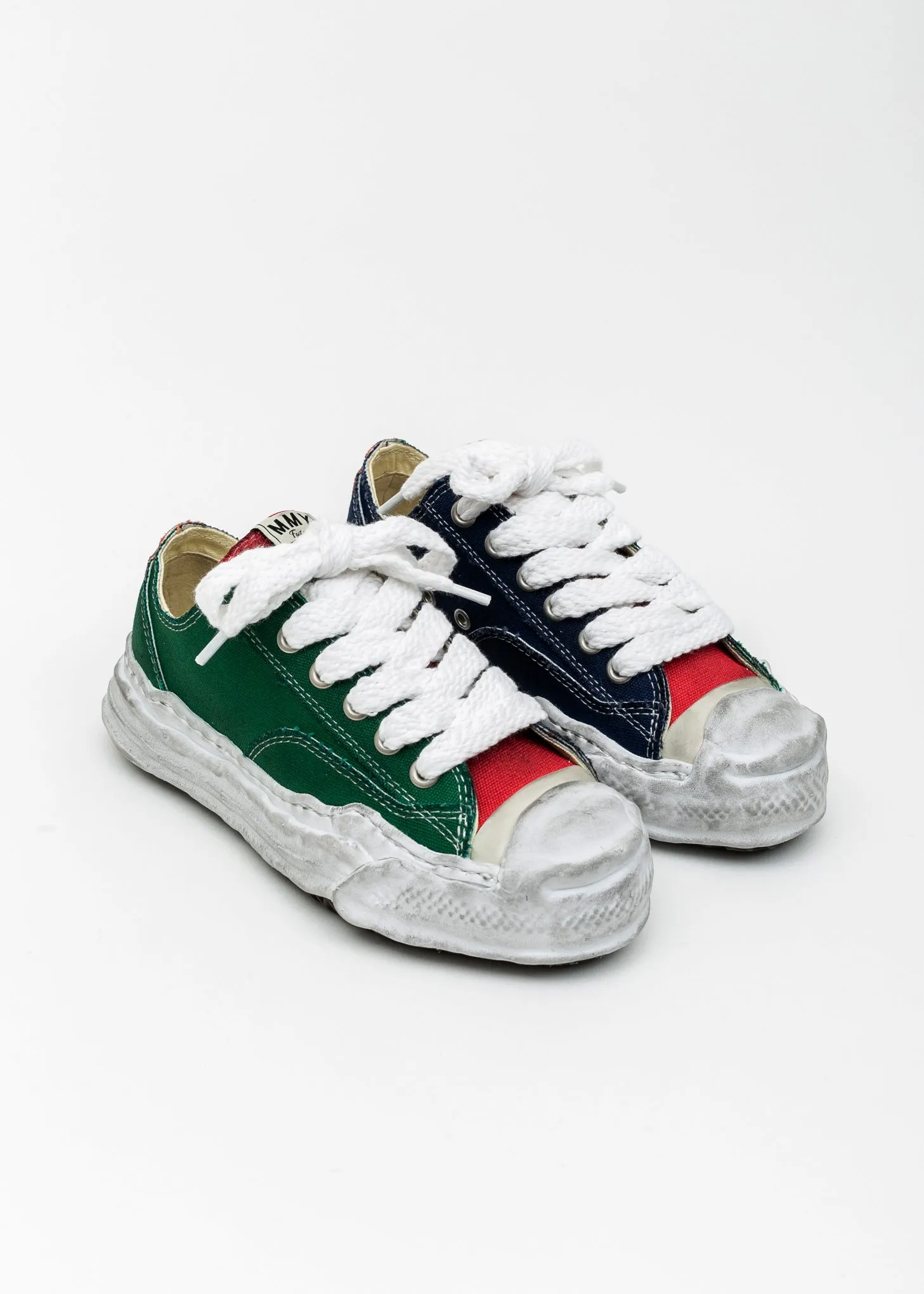 Multi Original Distressed Effect Sole Canvas Sneaker (HANK)