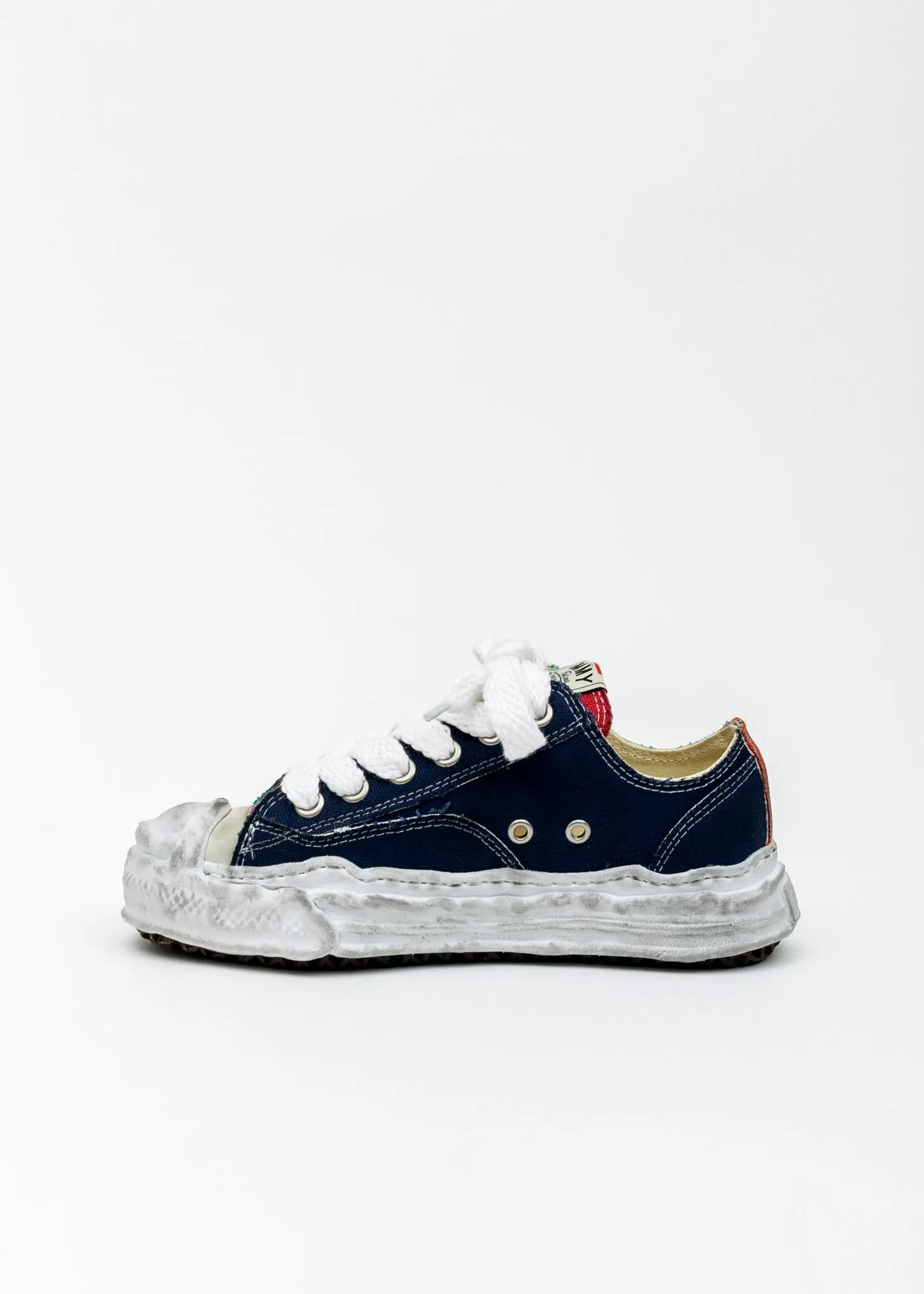 Multi Original Distressed Effect Sole Canvas Sneaker (HANK)