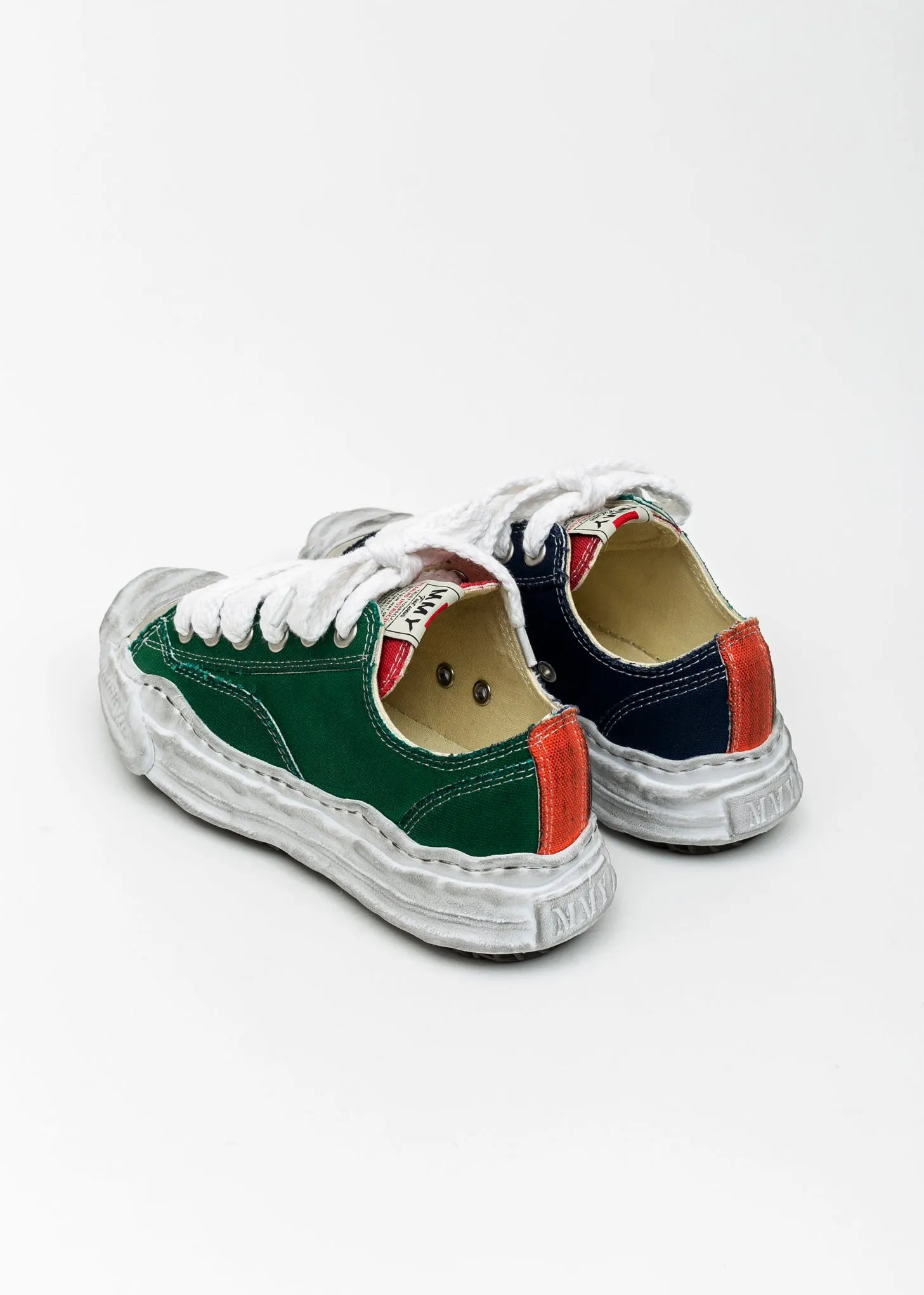 Multi Original Distressed Effect Sole Canvas Sneaker (HANK)