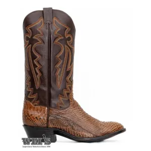 Panhandle Slim Men's Cowboy Boots 13" Exotic Python R-Toe