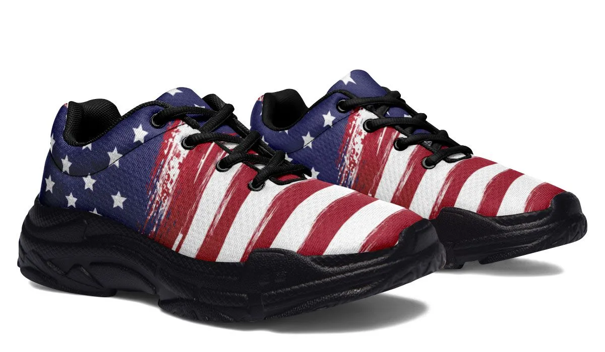 Patriotic Chunky Sneakers