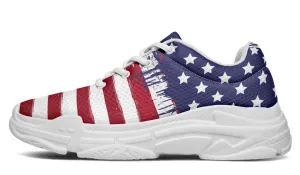 Patriotic Chunky Sneakers