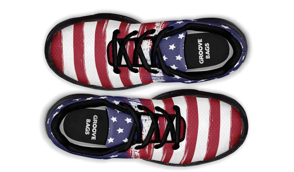 Patriotic Chunky Sneakers