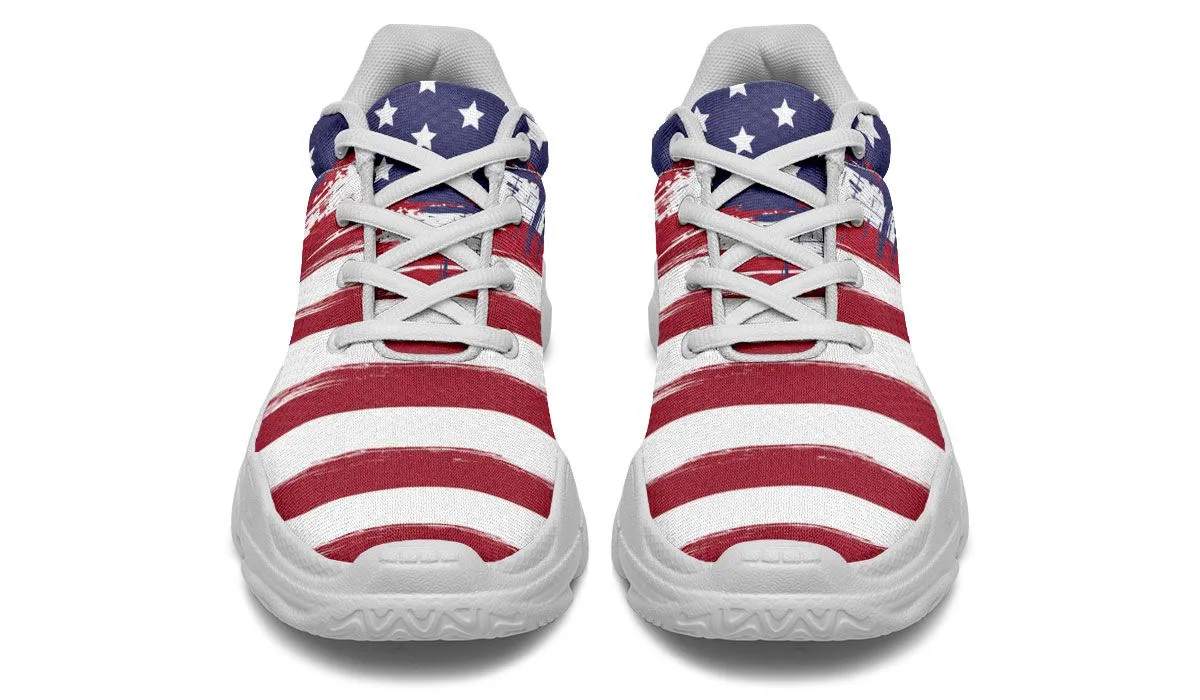 Patriotic Chunky Sneakers