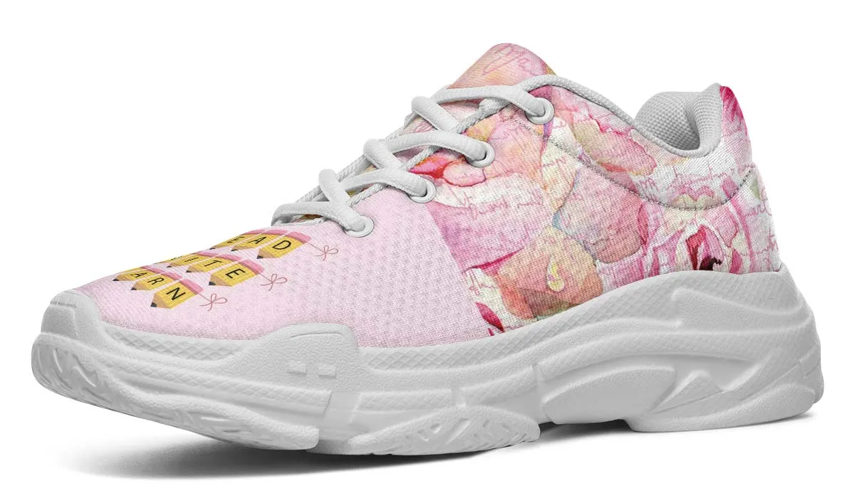 Pencil Banner Chunky Sneakers