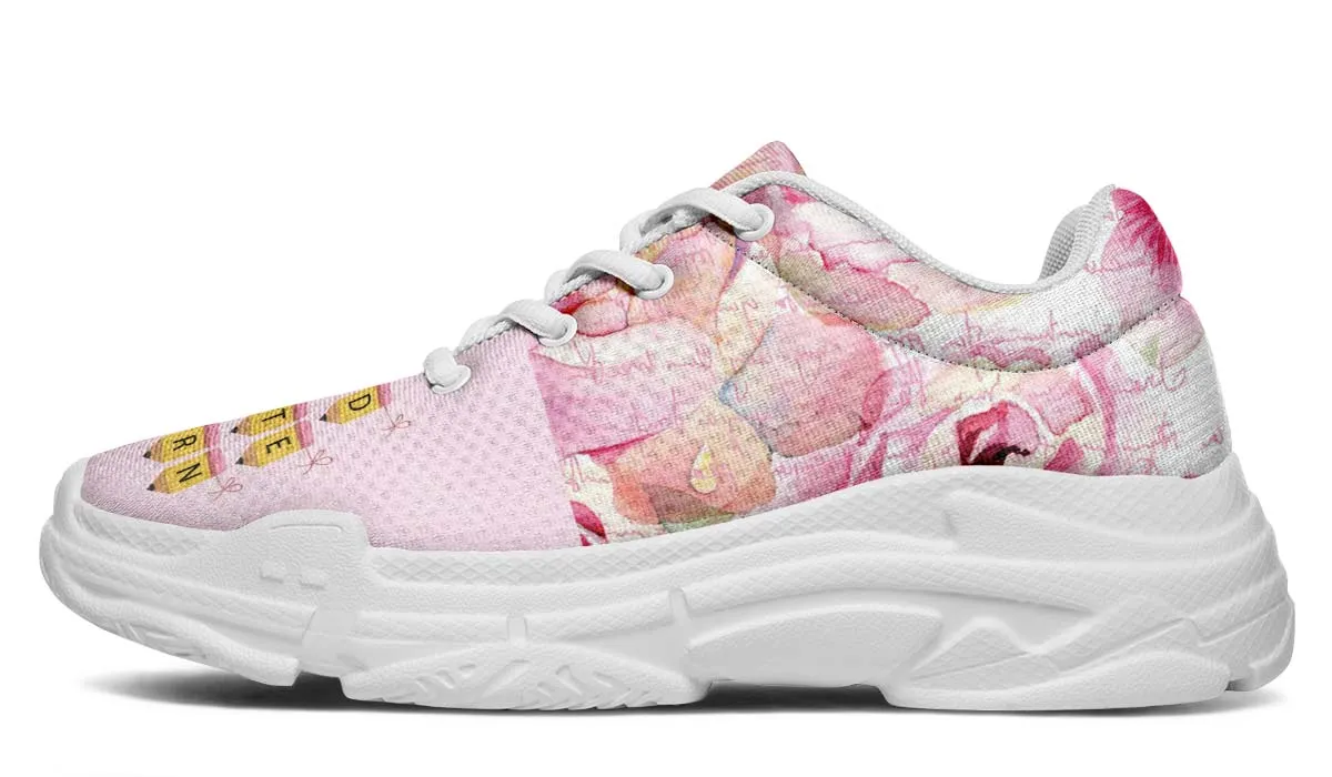 Pencil Banner Chunky Sneakers