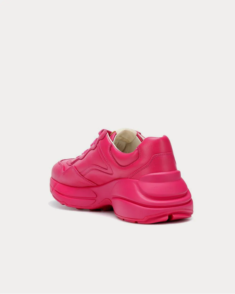Rhyton leather Box Pink Low Top Sneakers